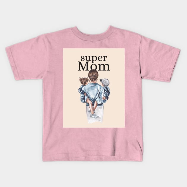 mommy gifts Kids T-Shirt by Meshay